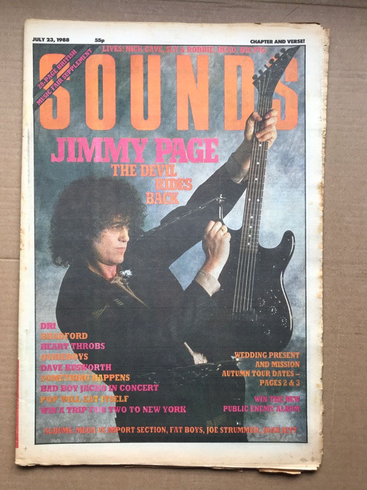 Sounds by Jimmy Page, Magazine with rockofages - Ref:3105793790