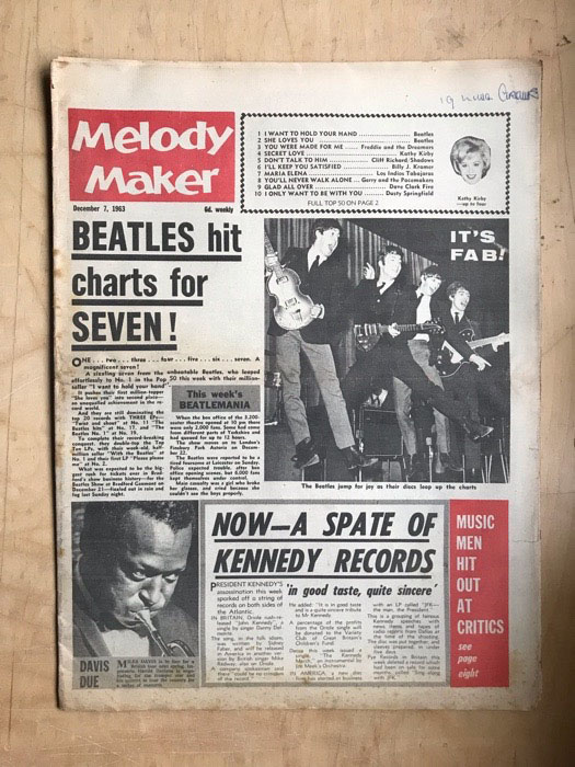 Albúm Melody maker de The Beatles en CDandLP