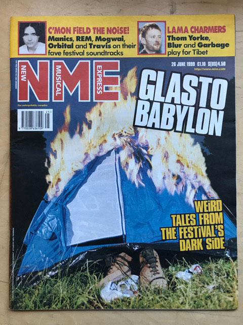 GLASTONBURY 1999 NME MAGAZINE JUNE 26 1999 - FESTIVAL ...