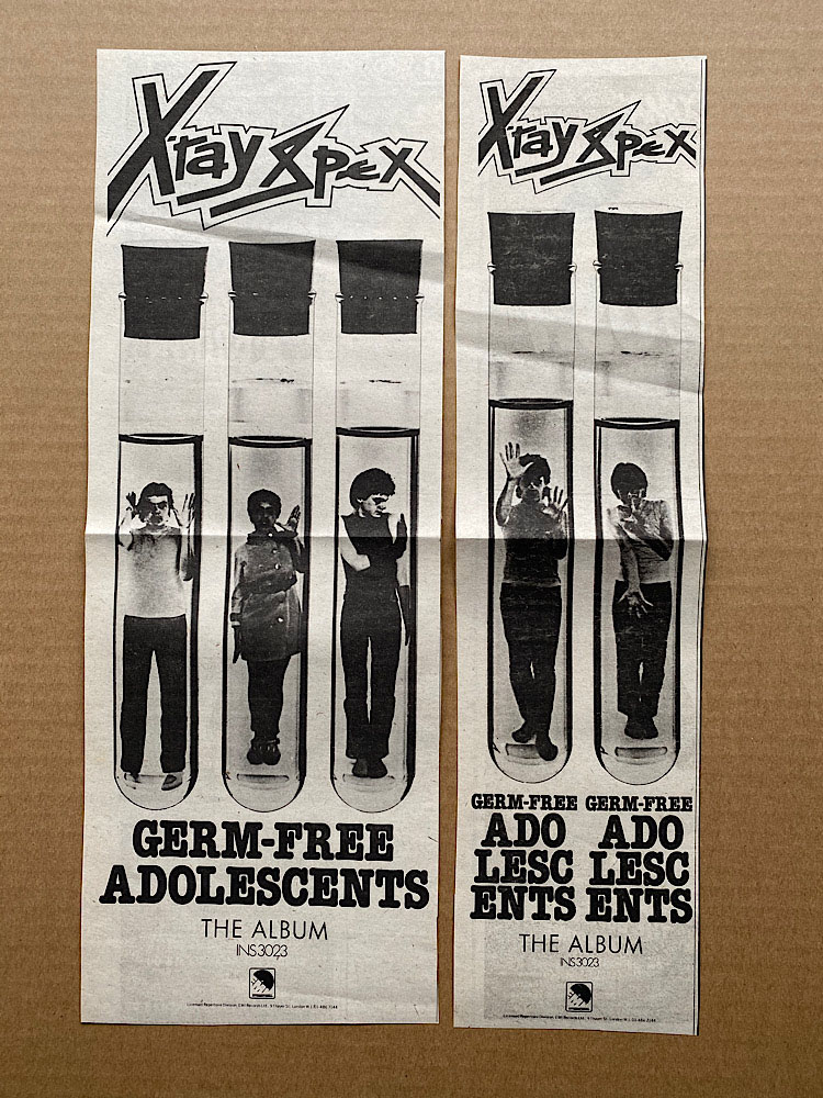 Album Germ free adolescents de X-Ray Spex sur CDandLP