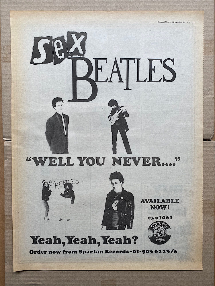 Well You Never De Sex Beatles Poster Affiche Chez Rockofages Ref3112723517