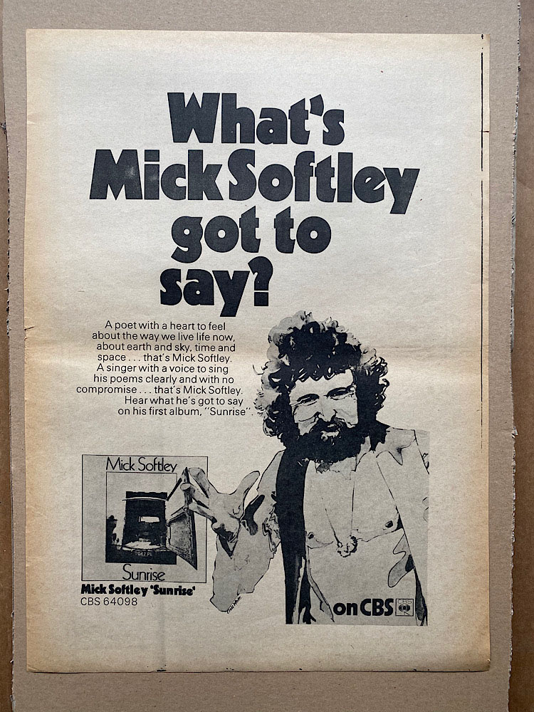 Mick Softley Sunrise (Vinyl Records