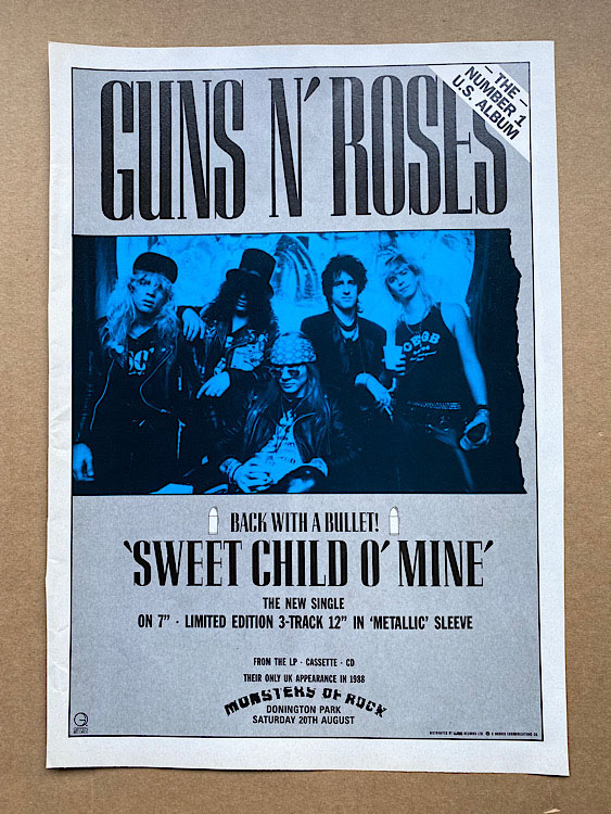 Sweet Child O'Mine, Guns N' Roses CD