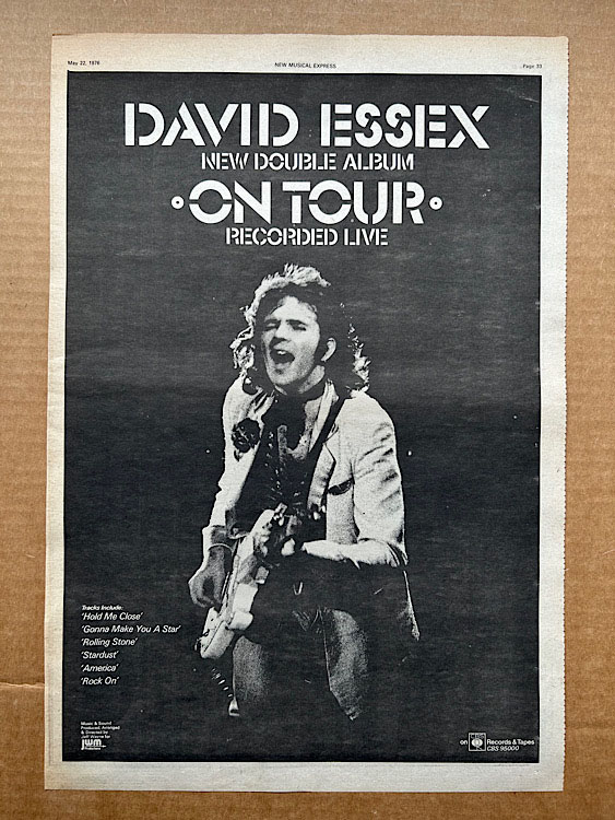 David Essex On Tour Vinyl Records Lp Cd On Cdandlp 